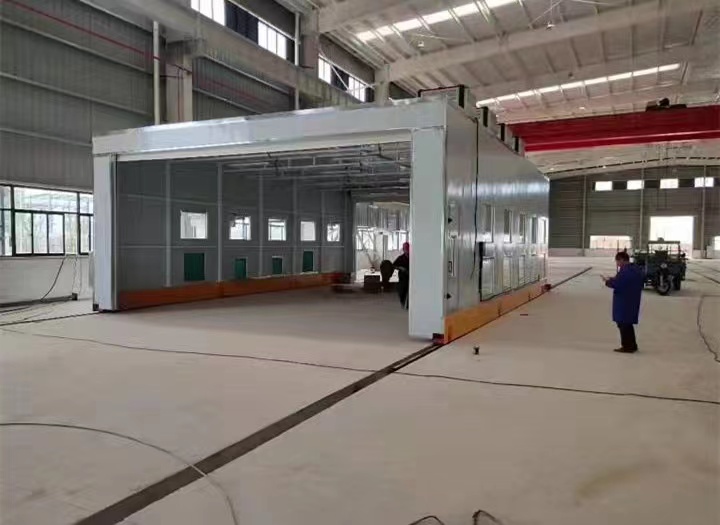 防火移动式整体喷漆房特殊房体设计