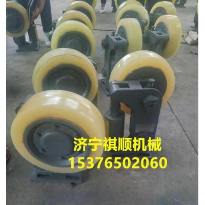 矿用滚轮罐耳L30罐道轮单轮聚氨酯皮轮