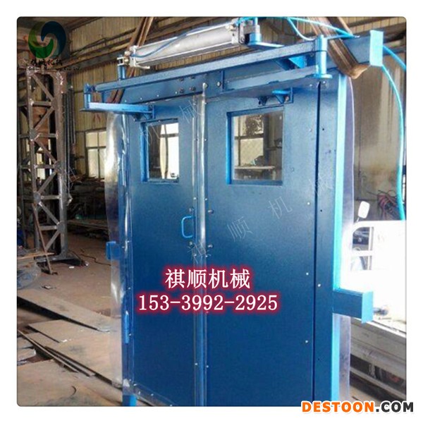 无压风门用机械重锤闭锁器矿用无压风门带调节风窗
