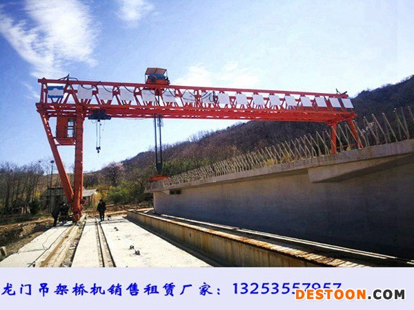 广西钦州梁场龙门吊适用于桥梁建设