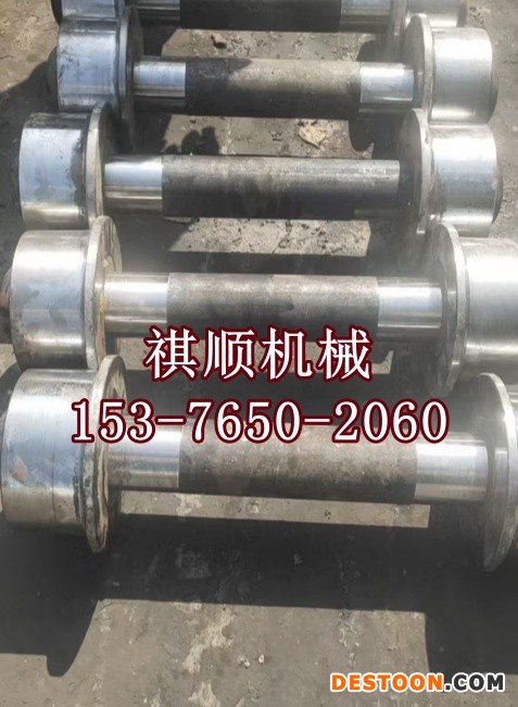 重型实心矿用平板车用轮对轴径70矿车轮子