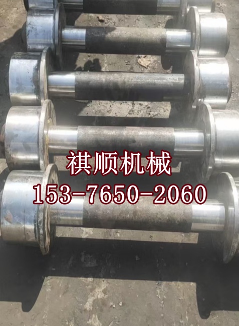 重型实心矿用平板车用轮对轴径70矿车轮子
