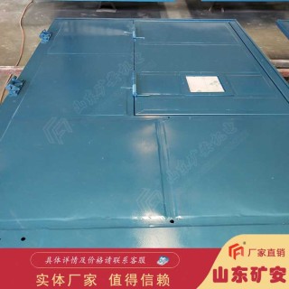 一推一拉无压风门钢质构造 结构简单 坚固耐用