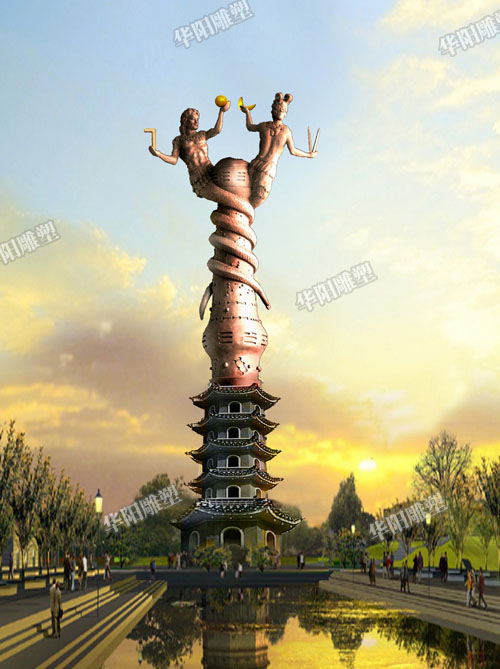 华阳雕塑 重庆景区IP设计 贵州动物雕塑制作 景区雕塑工厂